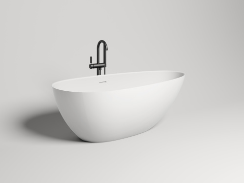 Ванна из искусственного камня Salini PAOLA 101612SM 172х82 отдельностоящая асимметричная - фото 2